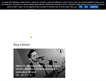 Tablet Screenshot of blog.wikitesti.com